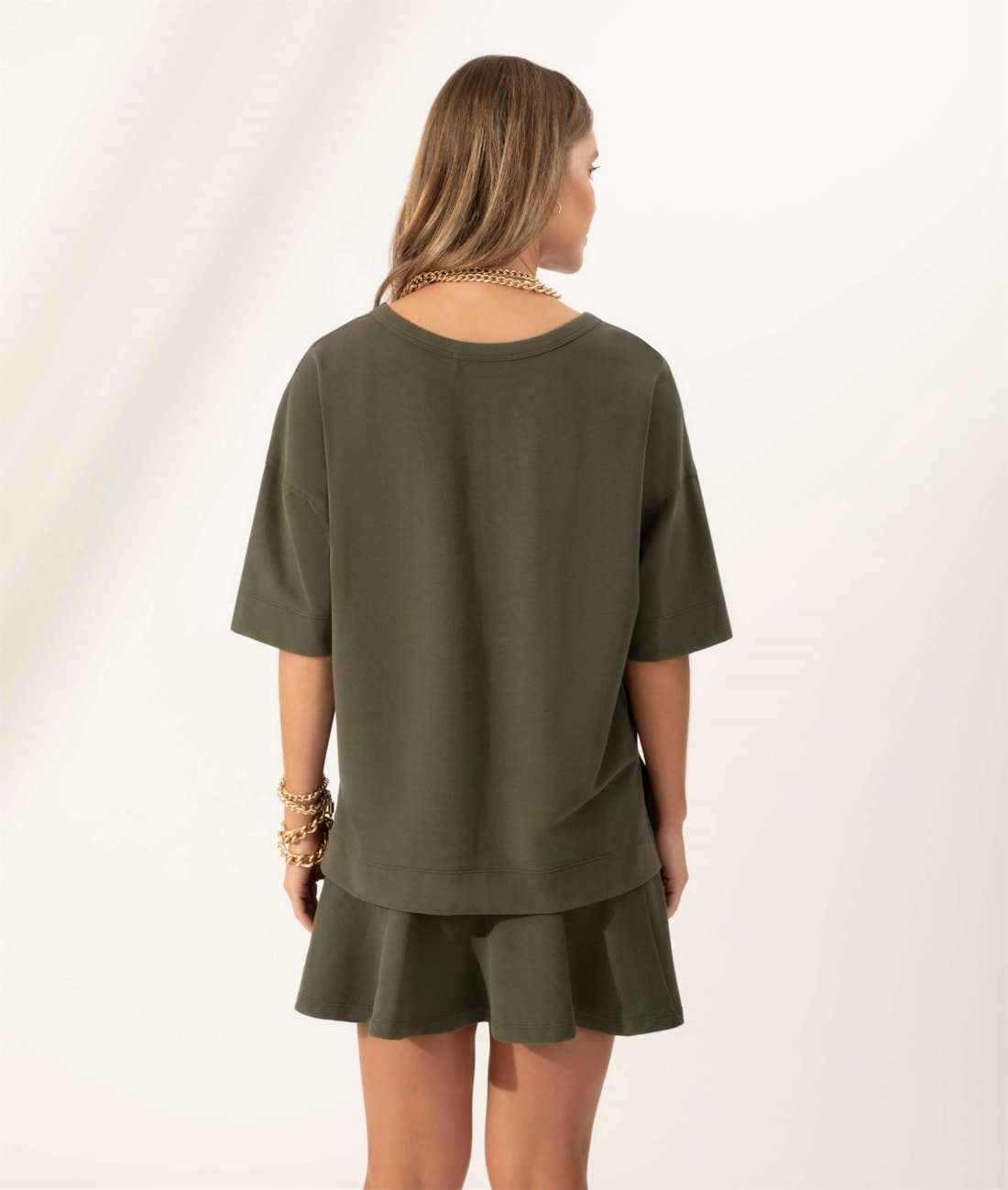 Blusa Oversize Soft Comfort Musgo