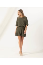 Blusa Oversize Soft Comfort Musgo