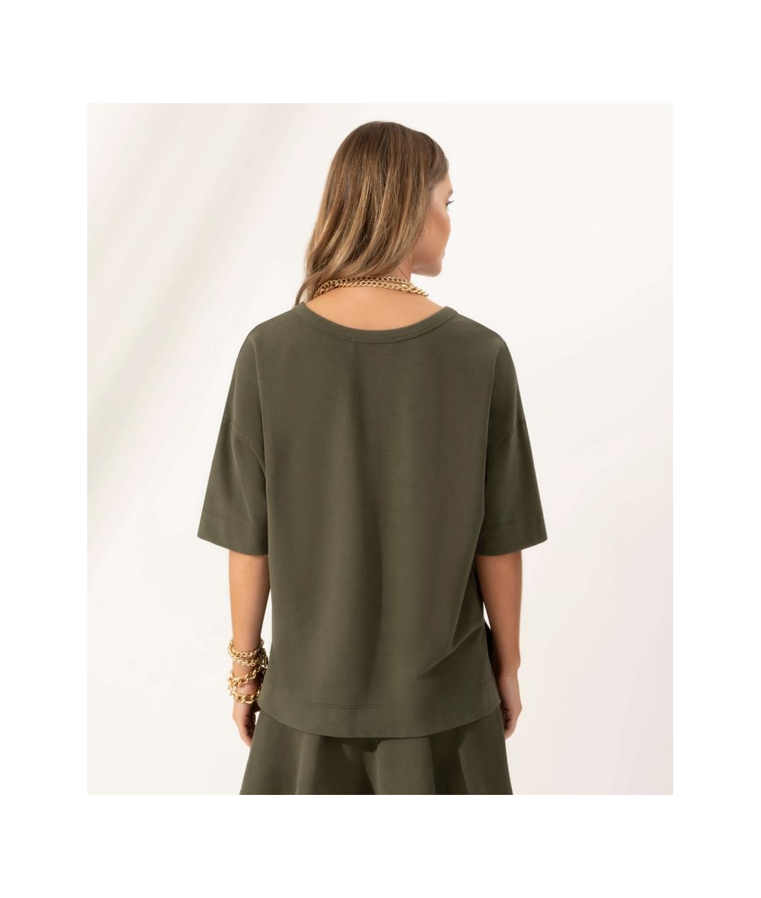 Blusa Oversize Soft Comfort Musgo