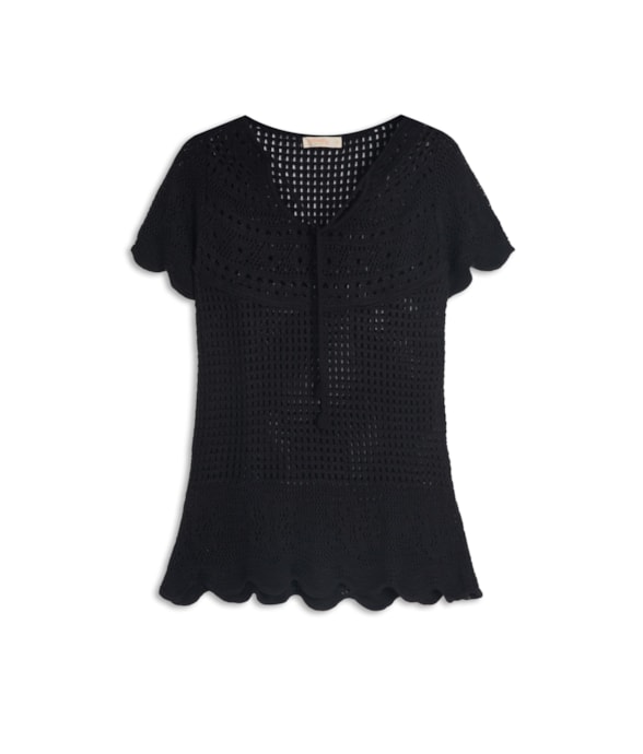 Blusa Pala 1/2 Lua Preto