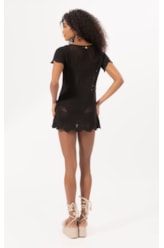 Blusa Pala 1/2 Lua Preto