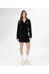 Blusa Polo Atoalhada Preto