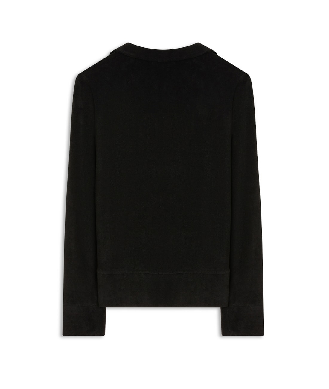 Blusa Polo Atoalhada Preto