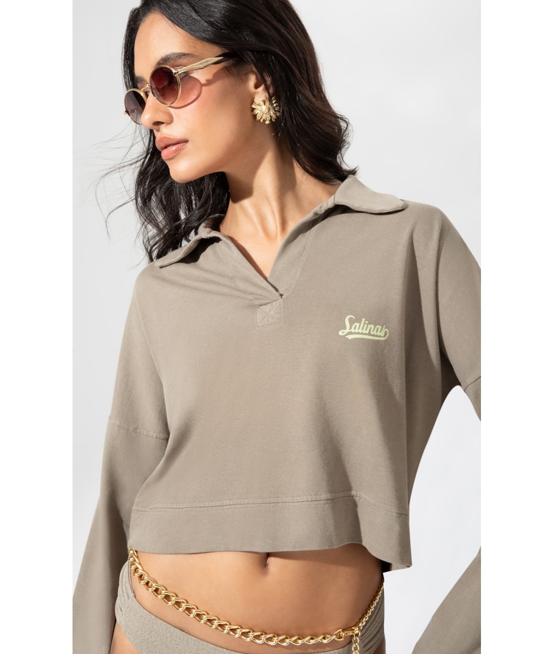 Blusa Polo Salinas Verde Oliva