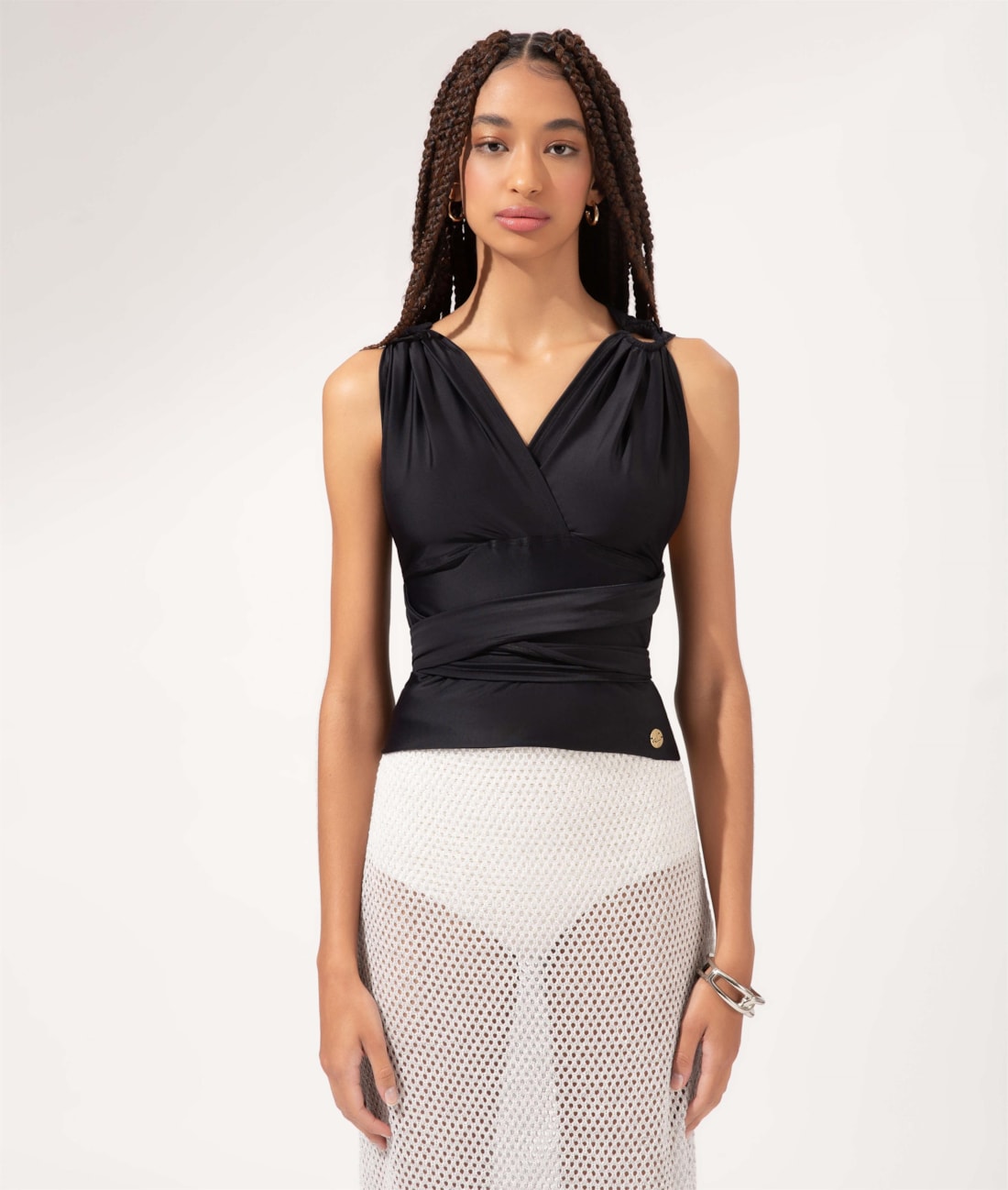 Blusa Pop Amarracões Preto