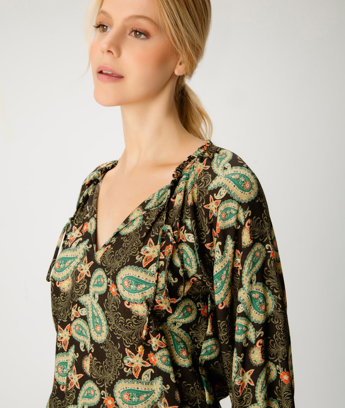 Blusa Raglan Cashmere Verde Militar
