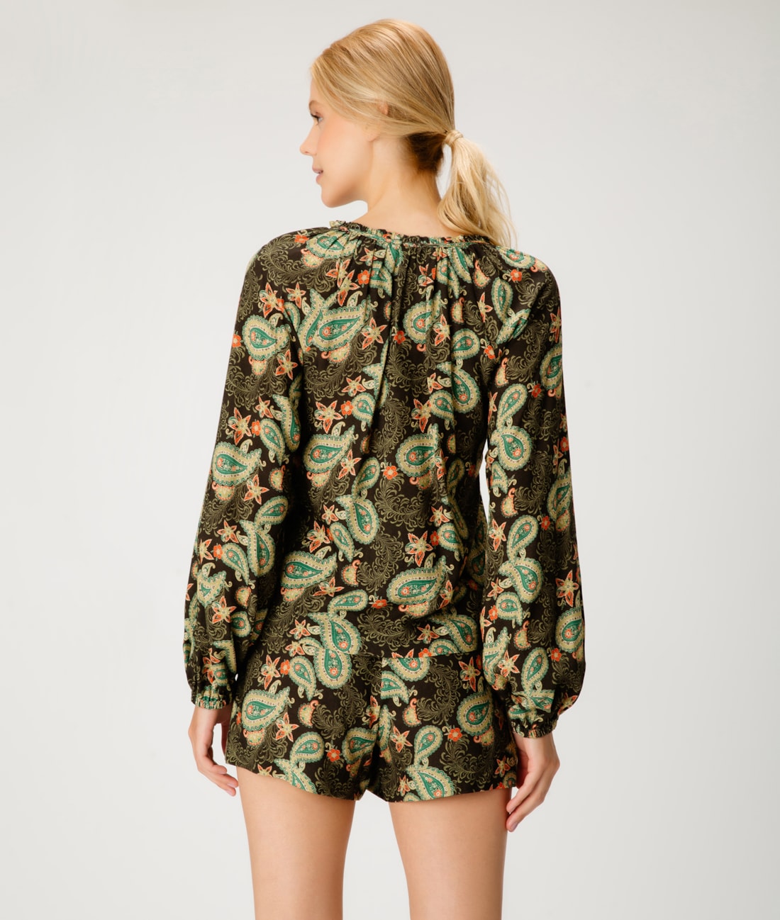 Blusa Raglan Cashmere Verde Militar