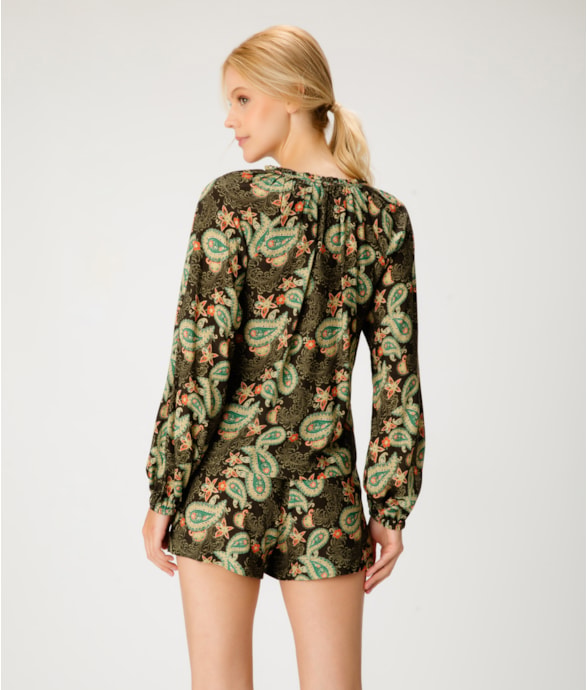 Blusa Raglan Cashmere Verde Militar