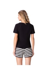 Blusa Raglan Moletom Classic Preto