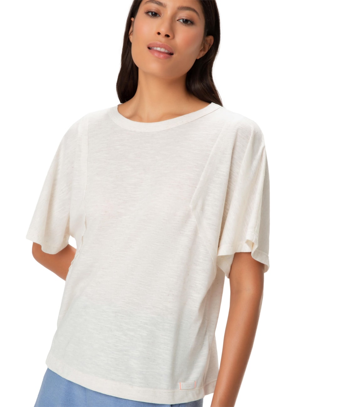 Blusa Recorte Cotton Linen Natural