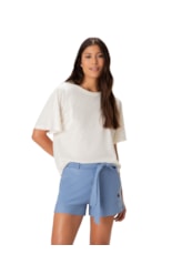 Blusa Recorte Cotton Linen Natural