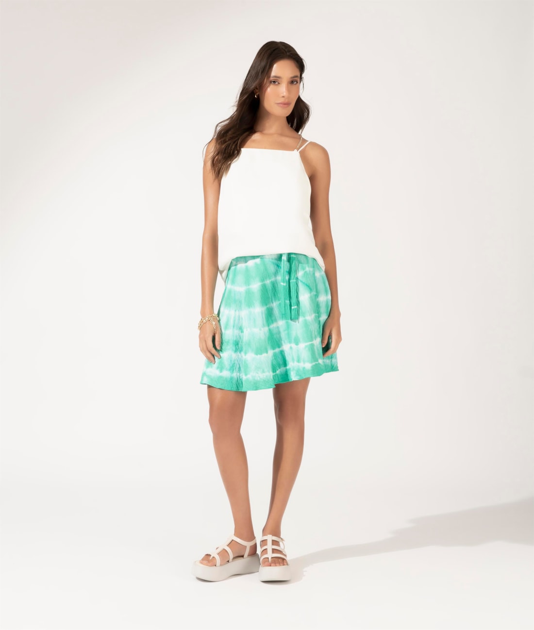Blusa Regata Correntes Off White