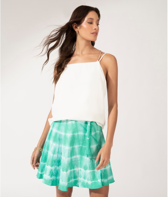 Blusa Regata Correntes Off White