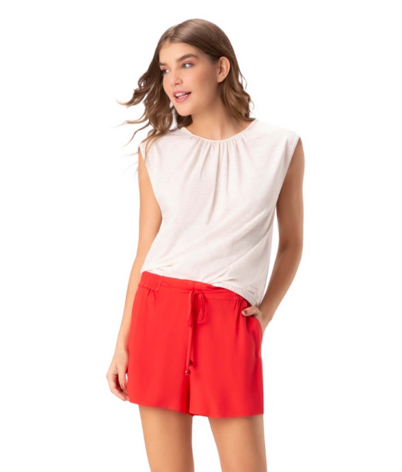 Blusa Regata Cotton Linen Natural