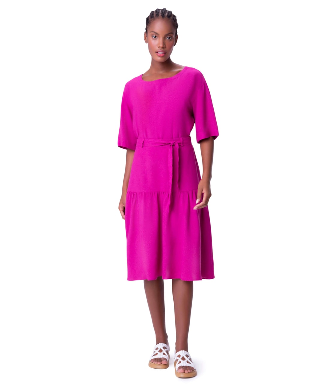 Blusa Resort Heavy Linen Pink