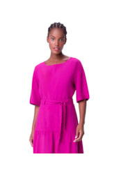 Blusa Resort Heavy Linen Pink