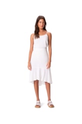 Blusa Resort Linen Blend Branco