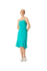Blusa Resort Linen Blend Verde Agua