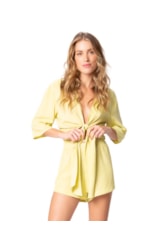 Blusa Resort Stone Amarelo Limao