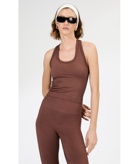 Blusa Seamless Marrom