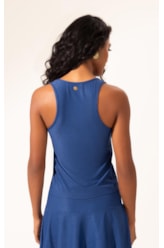 Blusa Sport Dots Marinho