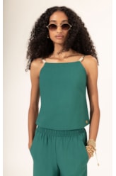 Blusa Surface Waves Verde Escuro