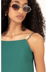 Blusa Surface Waves Verde Escuro
