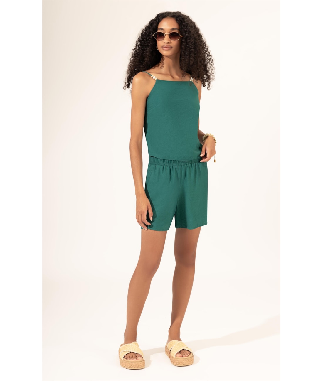 Blusa Surface Waves Verde Escuro