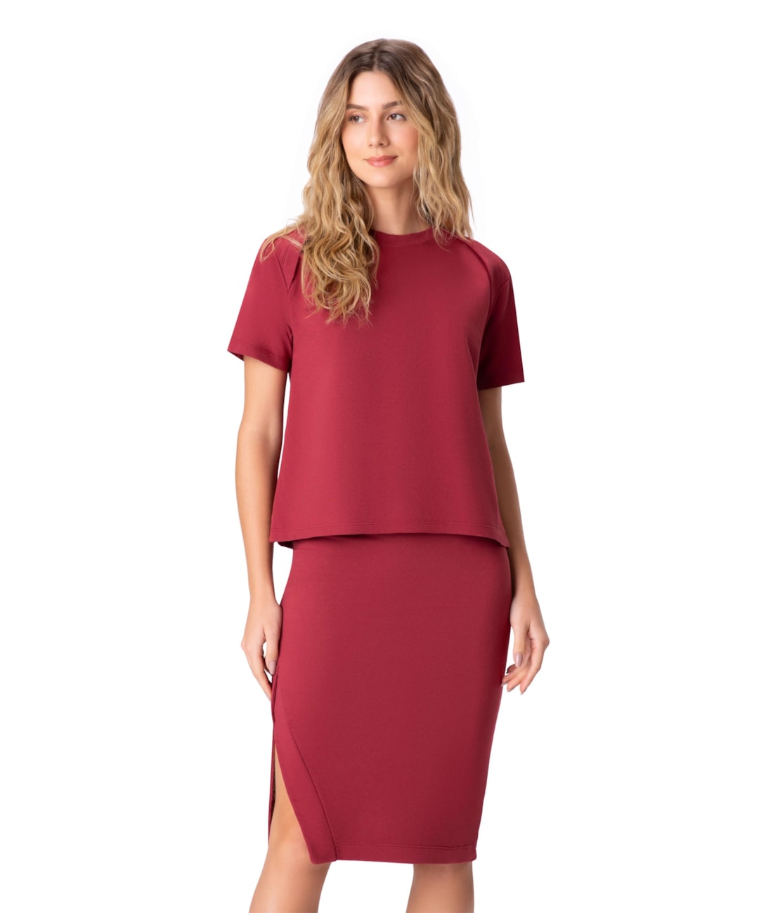 Blusa Vicky Vinho
