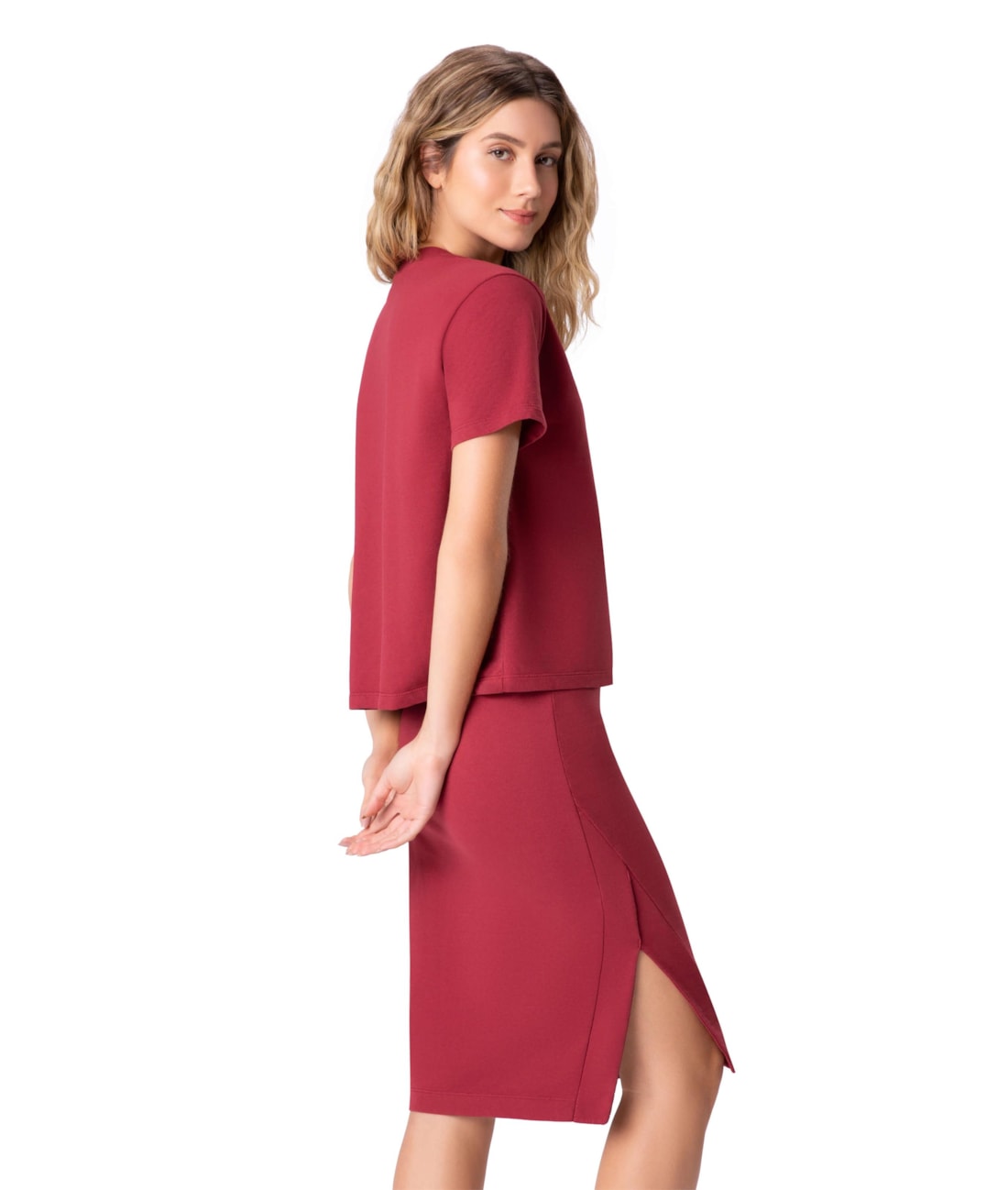Blusa Vicky Vinho