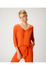 Blusa Visco Slub Telha