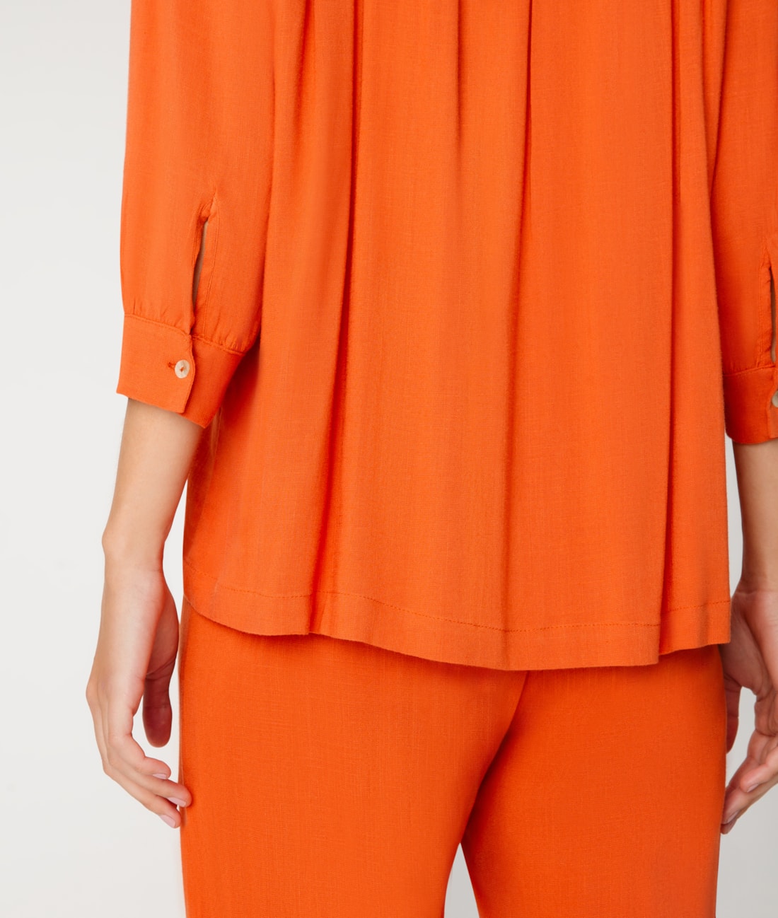 Blusa Visco Slub Telha