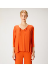 Blusa Visco Slub Telha