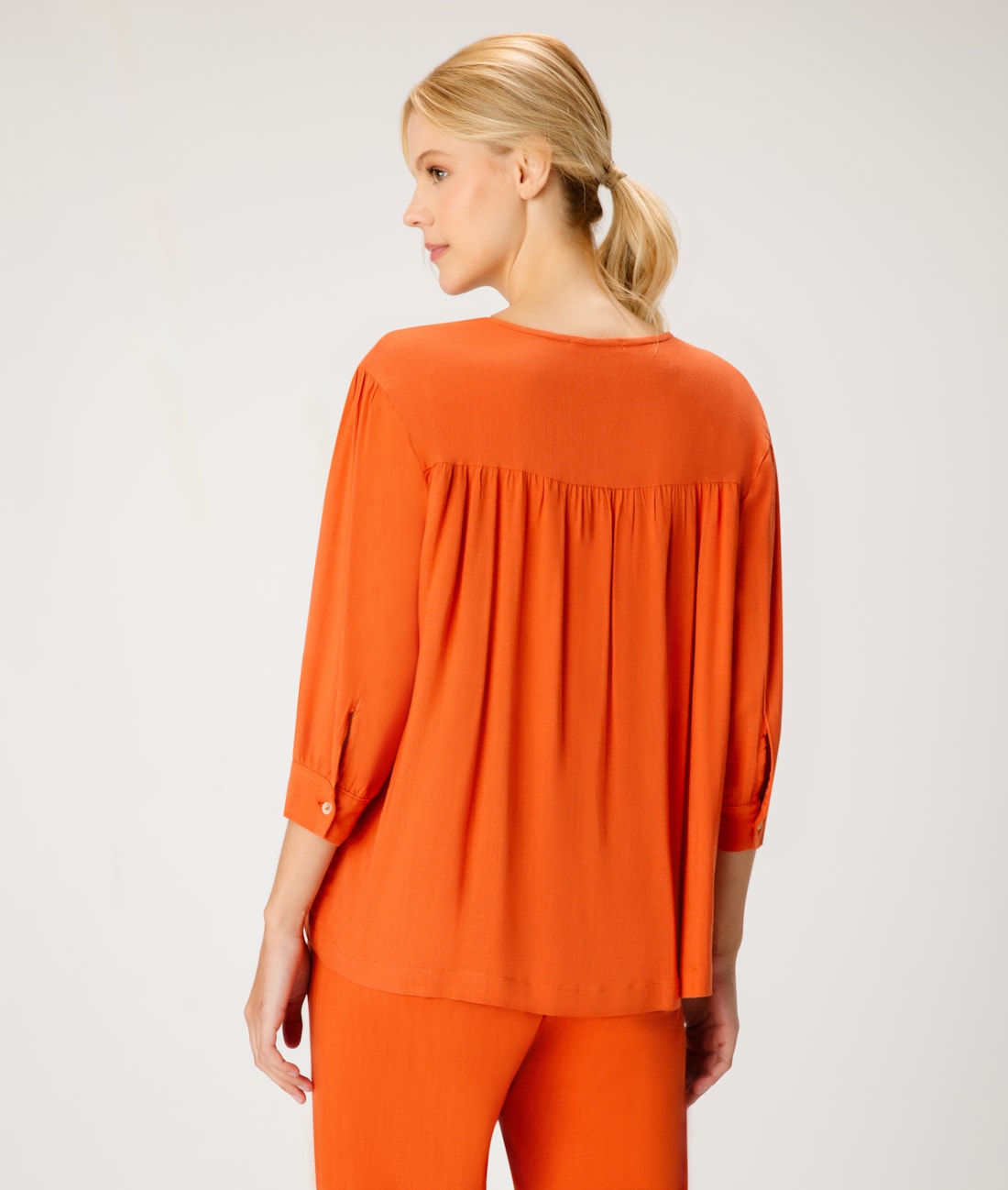Blusa Visco Slub Telha