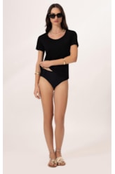 Blusa Visco Tricot Preto