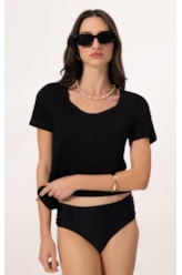Blusa Visco Tricot Preto