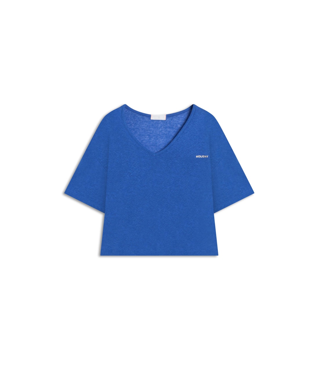 Blusa Viscolinho Azul Bic