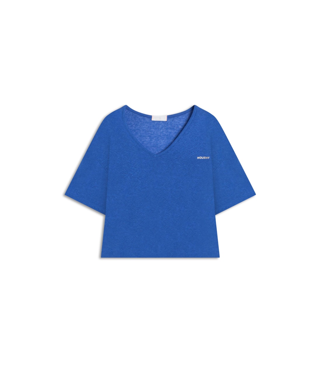 Blusa Viscolinho Azul Bic