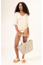 Blusa Viscolinho Natural