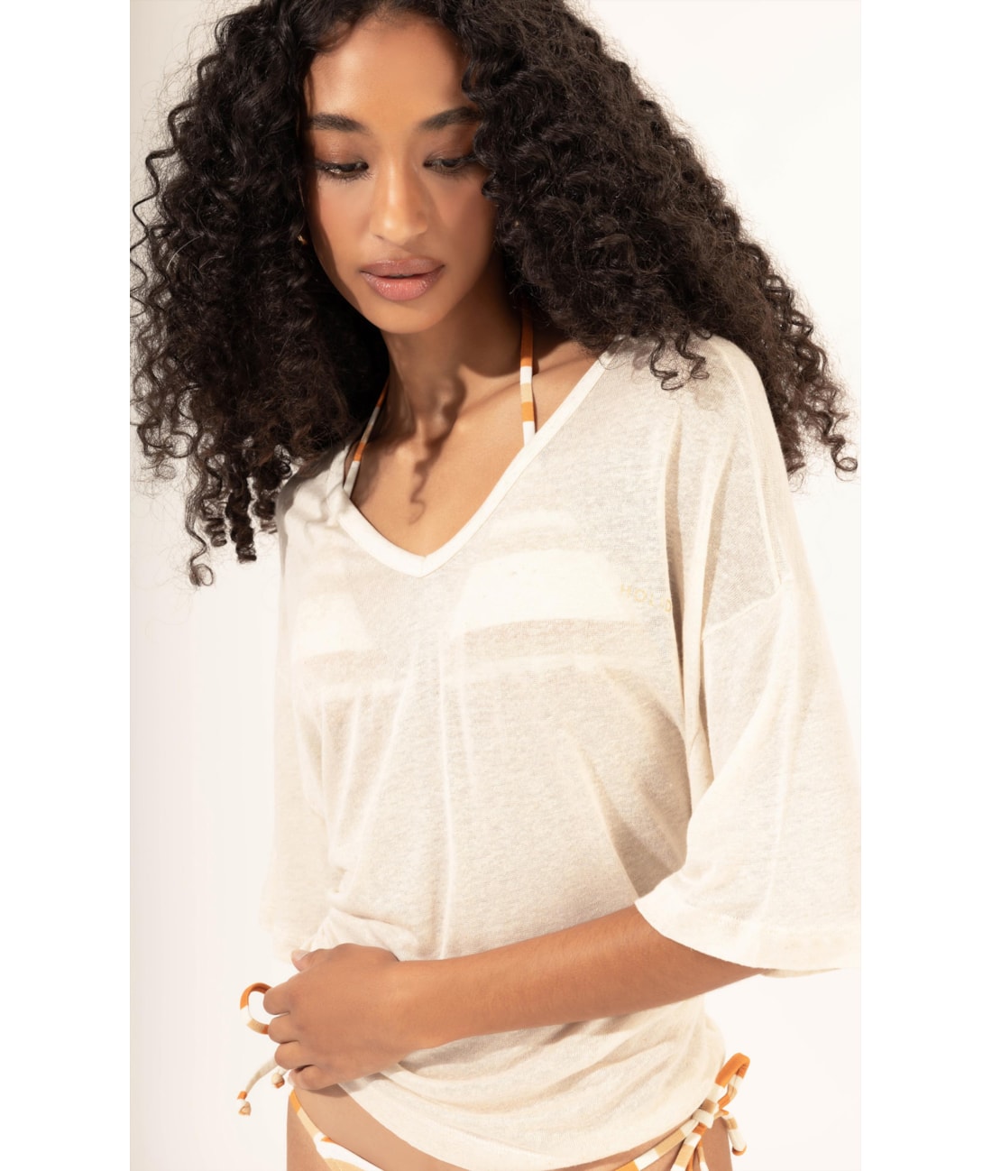 Blusa Viscolinho Natural