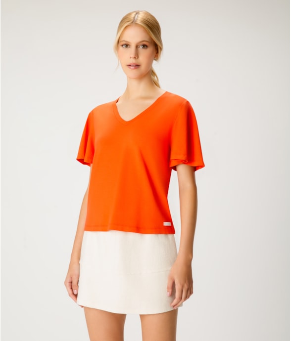 Blusa Viscosoft Laranja
