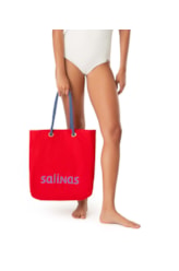 Bolsa Lona Ilhos Salinas Vermelho