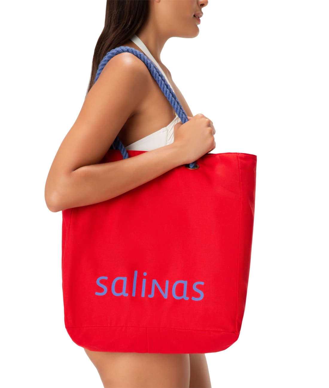 Bolsa Lona Ilhos Salinas Vermelho