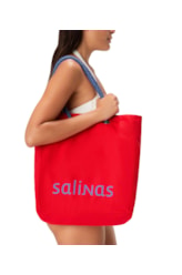 Bolsa Lona Ilhos Salinas Vermelho