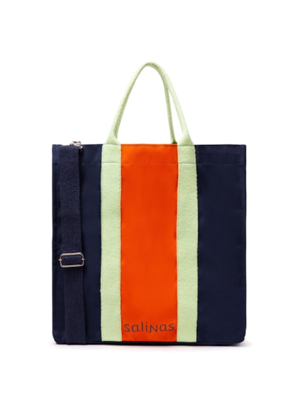 Bolsa Lona Tricolor Salinas Marinho
