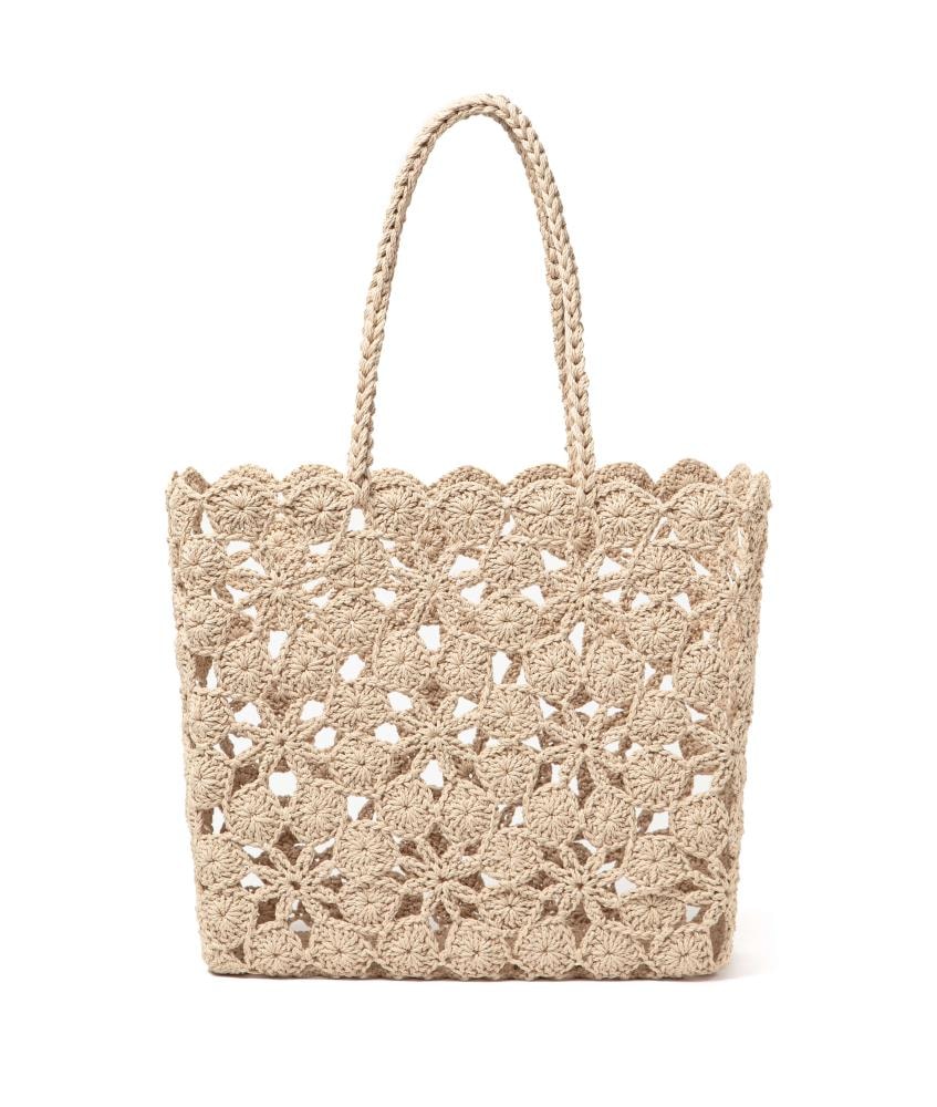 épine lace cotton panier Bolsa Partenope Salinas Natural