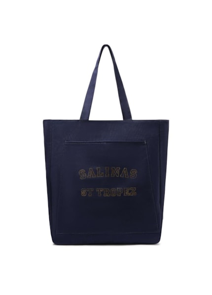 Bolsa Sacola St Tropez Lona Marinho