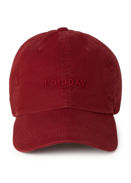 Boné Holiday Bordô