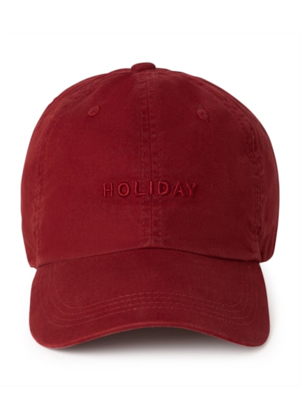 Boné Holiday Bordô