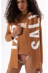 Cachecol Jacquard Aspen Caramelo